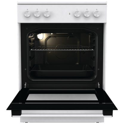 Gorenje Štednjak, 4 staklokeramička ploča, 8400W, pećnica 65 lit, A - GEC6A11WG