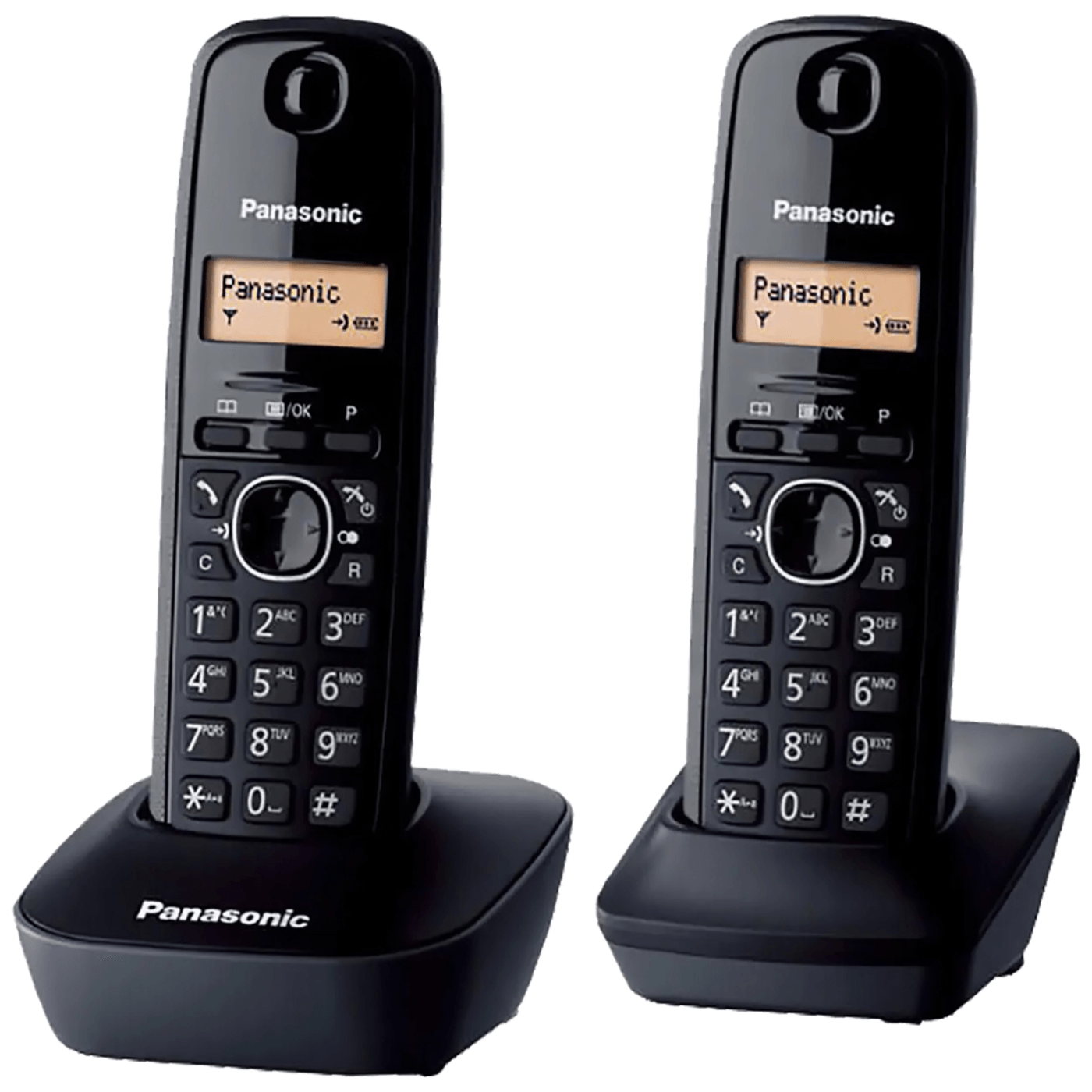 Panasonic Telefon bežični, sa dvije slušalice, 1.4" LCD display - KX-TGB612FXB