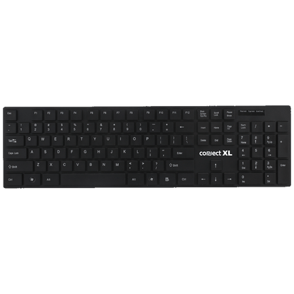Connect XL Tastatura sa multimedijalnim tipkama, USB, SLIM, crna boja - CXL-K300