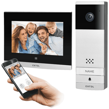 Extel Video interfon 7", bežični set,  WiFi Dual Band - 720313