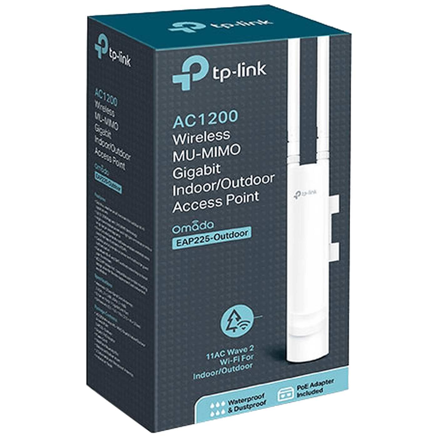 TP-LINK Wireless MU-MIMO Access Point, Dual Band, do 1200Mbps - EAP225-Outdoor
