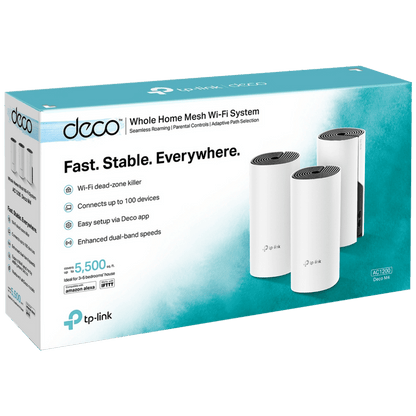TP-LINK Router AC1200,   Wi-Fi sistem za cijeli dom - DECO M4(3-PACK)