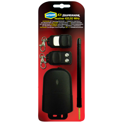Superior Set za daljinsko upravljanje, 2 kanala, 433,92MHz - OUTDOOR KIT+2RC
