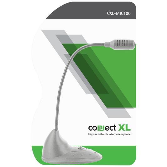 Connect XL Mikrofon za PC sa postoljem, konekcija Jack 3,5mm - CXL-MIC100