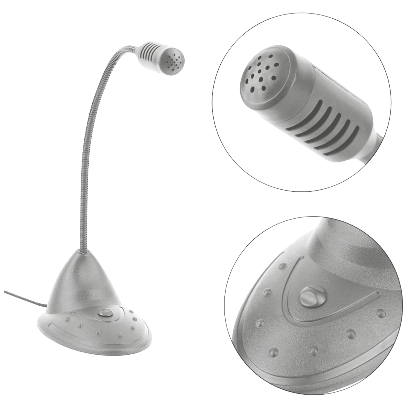 Connect XL Mikrofon za PC sa postoljem, konekcija Jack 3,5mm - CXL-MIC100