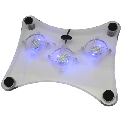 Connect XL Hladnjak za laptop 4D, 12"-15", 3 ventilatora, konekcija USB - CXL-FN100