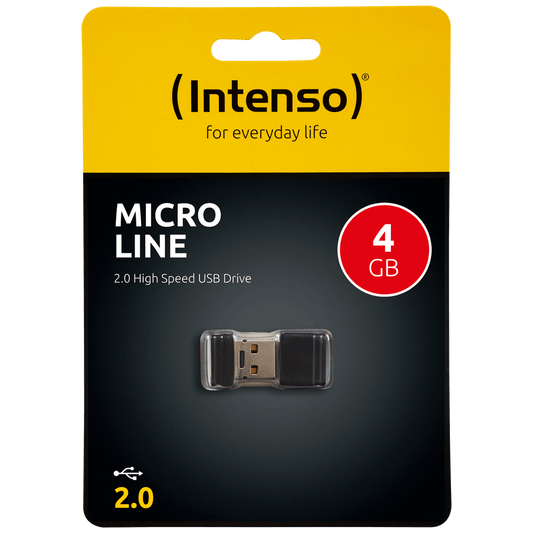 (Intenso) USB Flash drive 4GB Hi-Speed USB 2.0, Micro Line - ML4