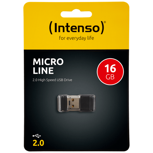 (Intenso) USB Flash drive 16GB Hi-Speed USB 2.0, Micro Line - ML16