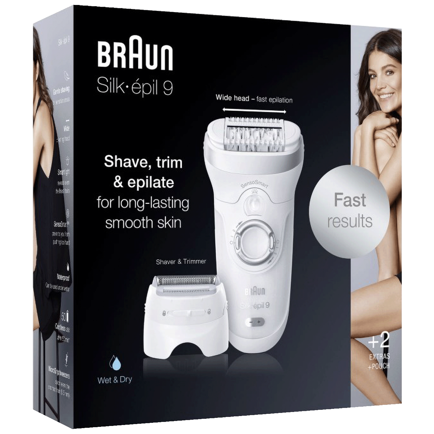 Braun Epilator, 2u1,  Silk-epil 9-705 - 426714