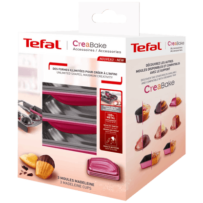 Tefal Kalup za madeline, 3 kom., CreaBake - J30799904