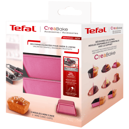 Tefal Kalup za mini kolače, 3 kom., CreaBake - J3079804