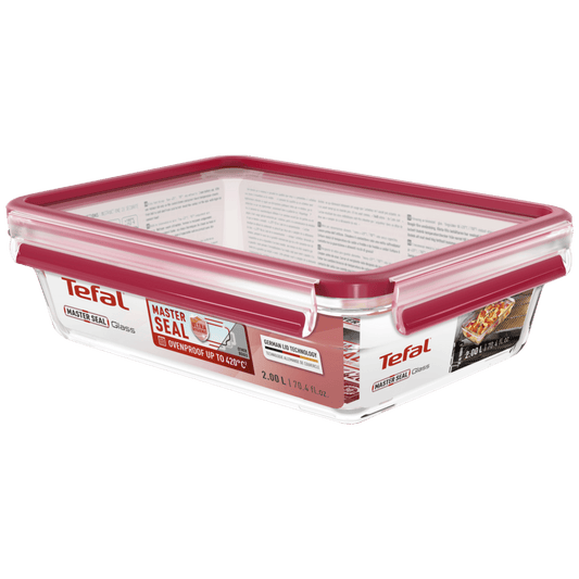 Tefal Staklena posuda sa poklopcem, 2 lit., MasterSeal Glass - N1041110