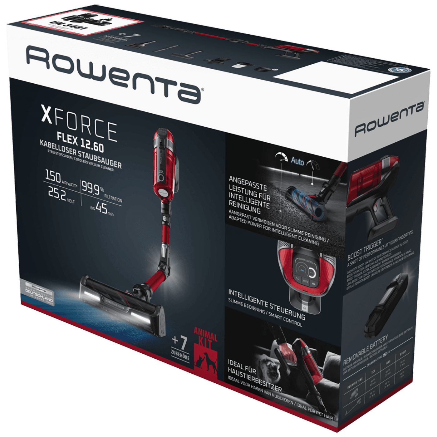 Rowenta Usisavač, 2u1, akumulatorski, XForce Flex - RH98A9WO