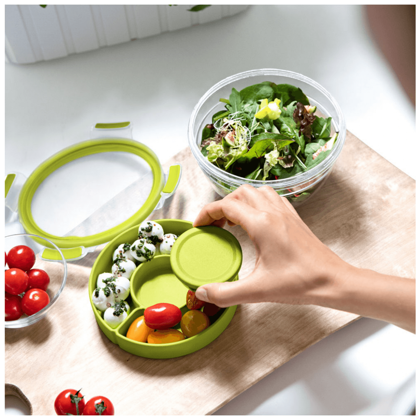 Tefal Plastična posuda za salatu, 1 lit., MasterSeal to GO - K3100112