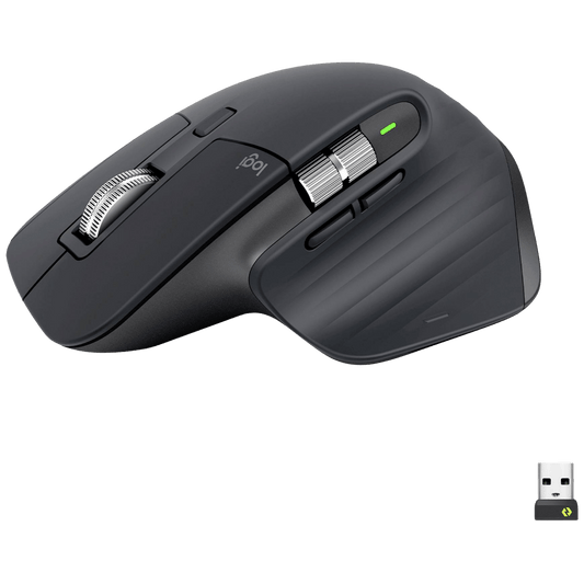 Logitech Miš bežični, Bluetooth, 7 tipki, 1000 dpi - MX Master 3s Graphite