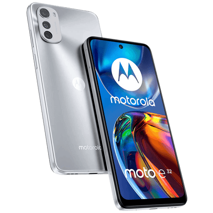 Motorola Smartphone 6.5",DualSIM,Octa Core 1.6GHz,RAM 4GB,16Mpixel - E32 4GB/64GB Misty Silver