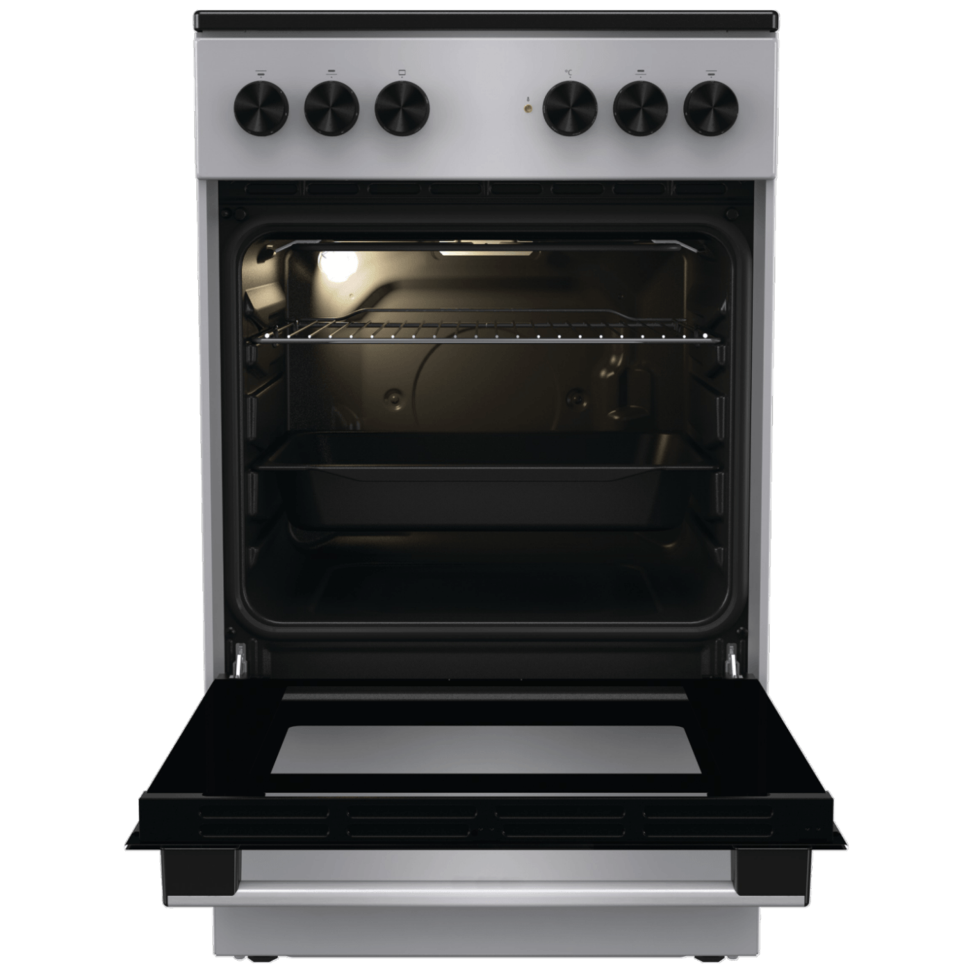 Gorenje Štednjak, staklokeramička ploča, 8000W, pećnica 68 lit, A - GEC5A11SG