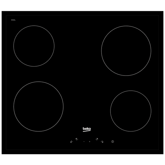 Beko Ugradbena staklokeramička ploča za kuhanje 60cm, 4 zone - HIC 64400 E