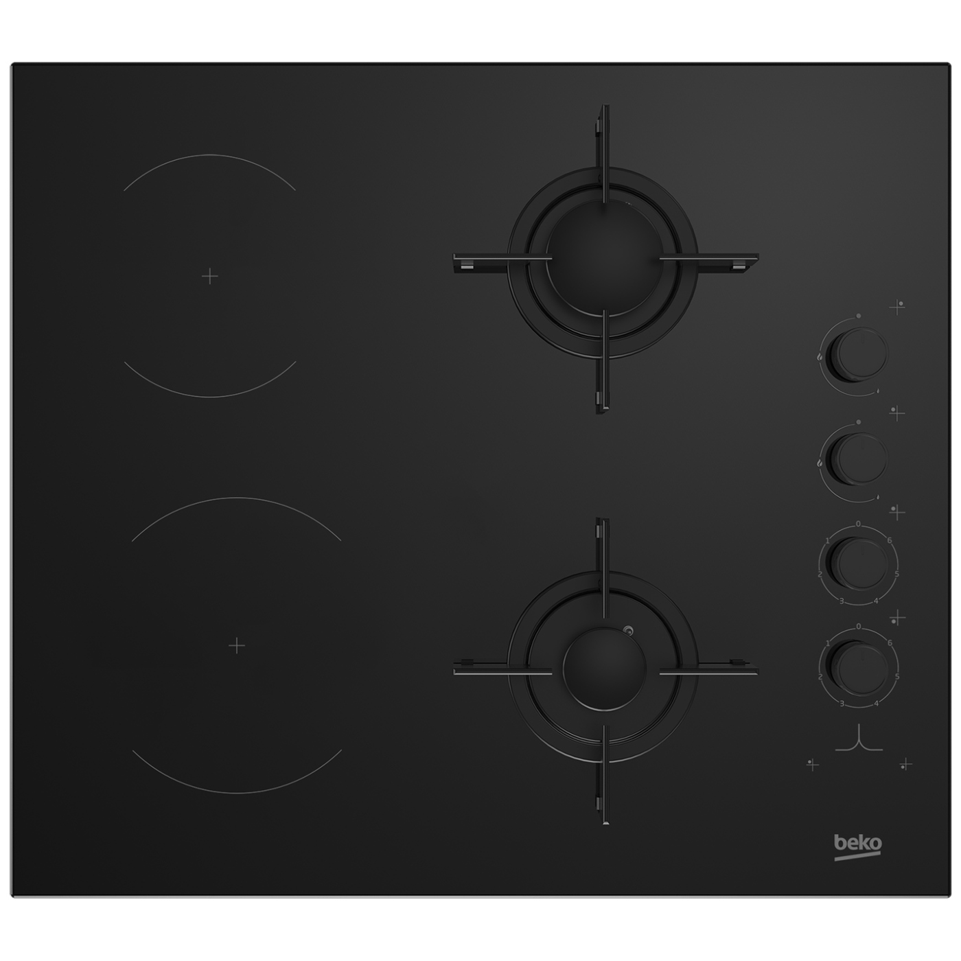 Beko Ugradbena kombinirana ploča za kuhanje, 60 cm - HILM 64120 S