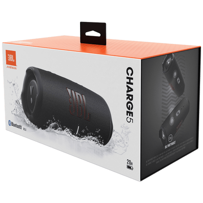 JBL Zvučnik bežični, Charge 5, Bluetooth, Power Bank, IP67 - Charge 5 Black