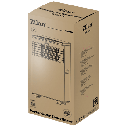 Zilan Prijenosni/Mobilni klima uređaj, 3u1, 9000 Btu, 2.6 kW - ZLN7101