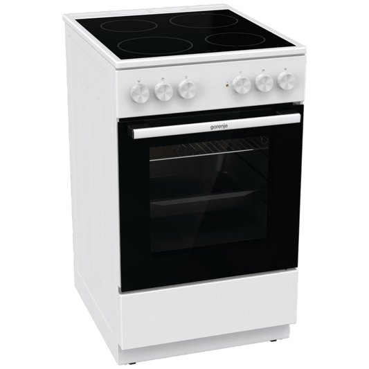 Gorenje Štednjak, staklokeramička ploča, 8000W, pećnica 68 lit, A - GEC5A11WG