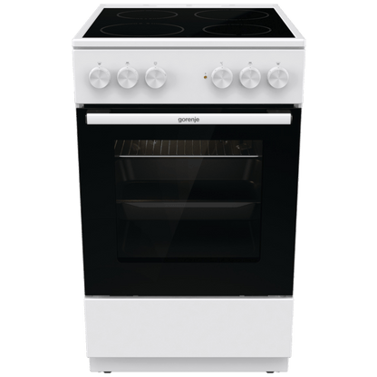 Gorenje Štednjak, staklokeramička ploča, 8000W, pećnica 68 lit, A - GEC5A11WG