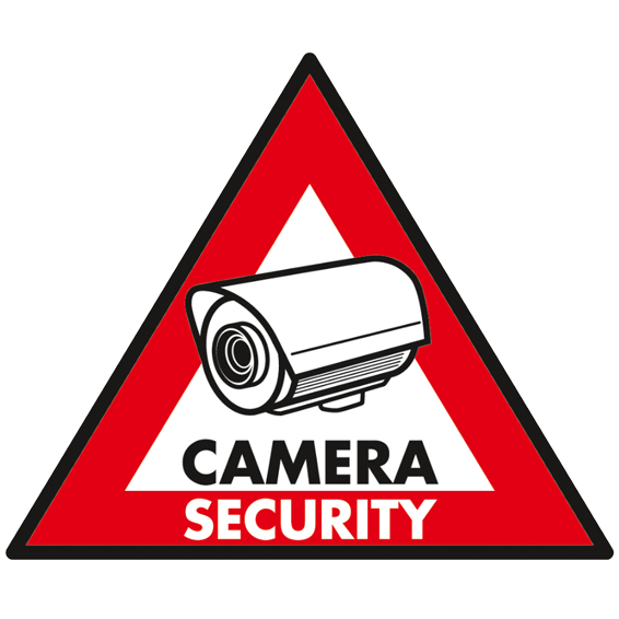 Eule Set 5 naljepnica "Camera Security" - SEC-ST-CS