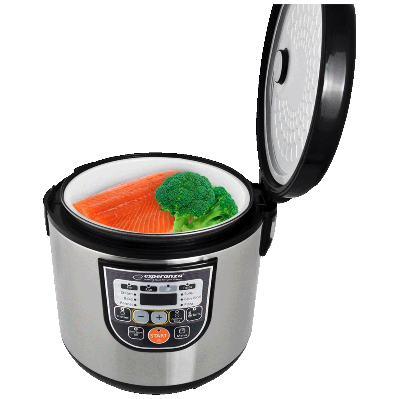 Esperanza Višenamjenski ekspres lonac, Multicooker, 860W, 5 lit. - EKG011