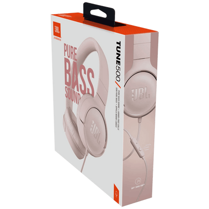 JBL Slušalice sa mikrofonom, headset, 3.5mm, sklopive - Tune 500 Pink