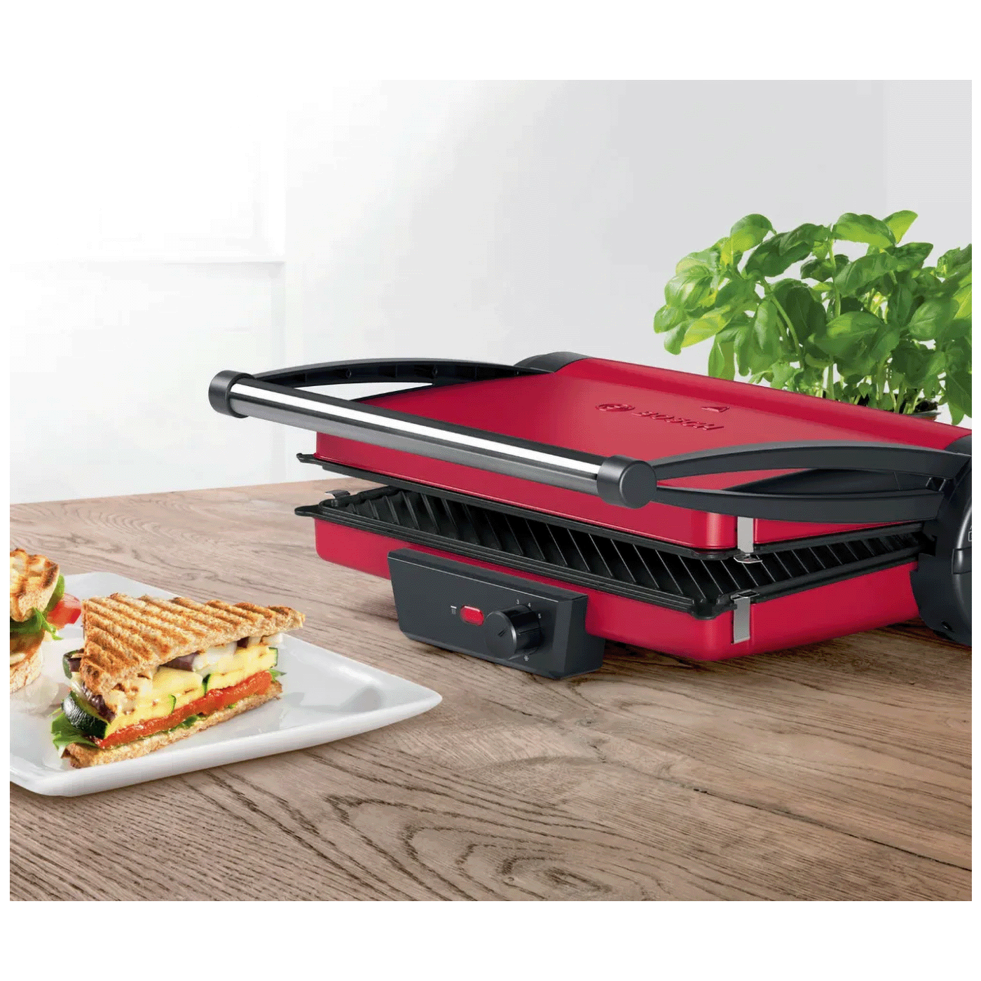 Bosch Grill/roštilj kontaktni, preklopni, 2000W - TCG4104