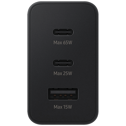 Samsung Adapter za punjenje Trio, USB-C, USB-A, 65W - EP-T6530NBEGEU