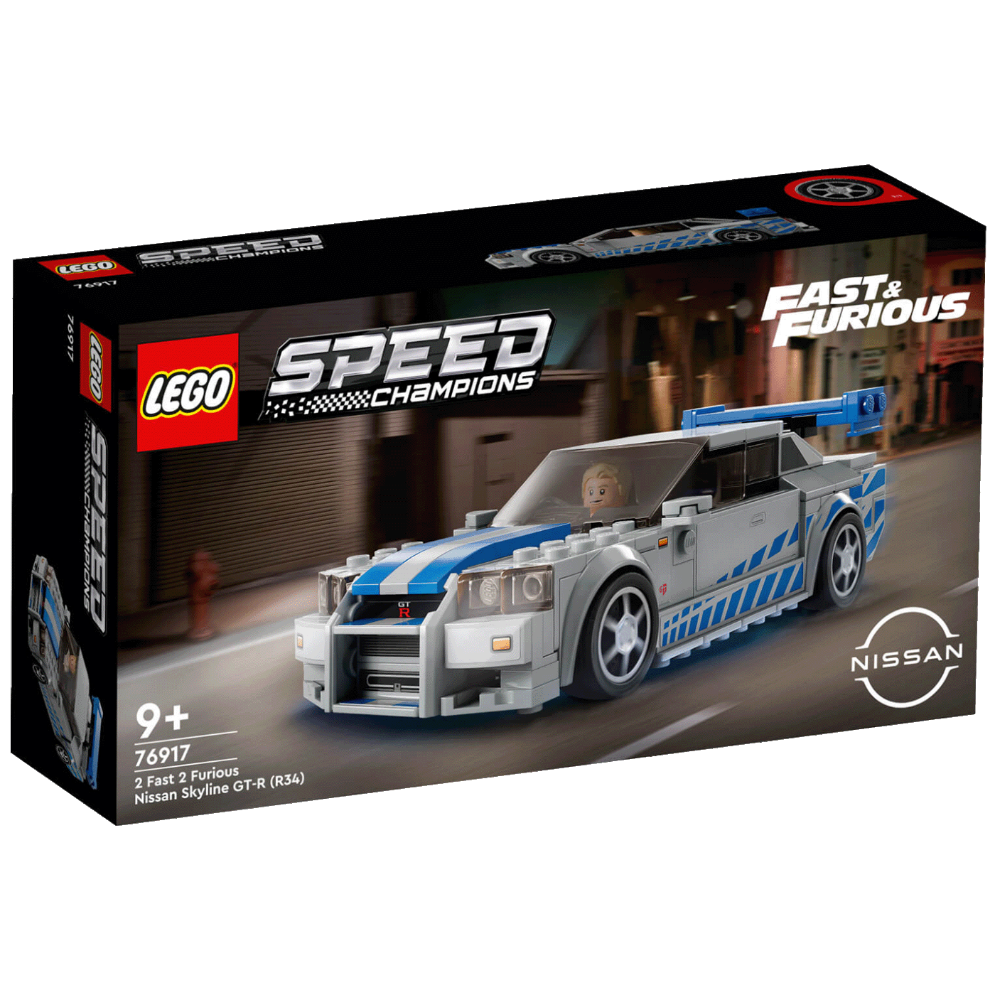 Lego 2 Fast 2 Furious Nissan Skyline GT-R (R34),LEGO Speed Champ.