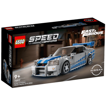 Lego 2 Fast 2 Furious Nissan Skyline GT-R (R34),LEGO Speed Champ.