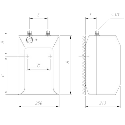 Gorenje Bojler niskotlačni 5l, 2000W, IP 24 - TEG5U