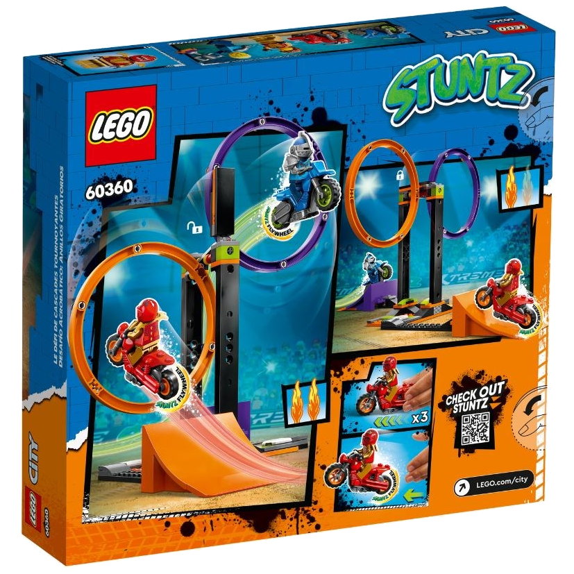 Lego Vratolomni izazov, rampa motocikl za 2 igrača, LEGO City