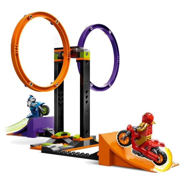 Lego Vratolomni izazov, rampa motocikl za 2 igrača, LEGO City