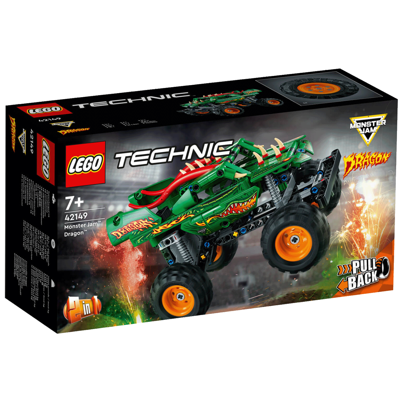 Lego Monster Jam Dragon, LEGO Technic