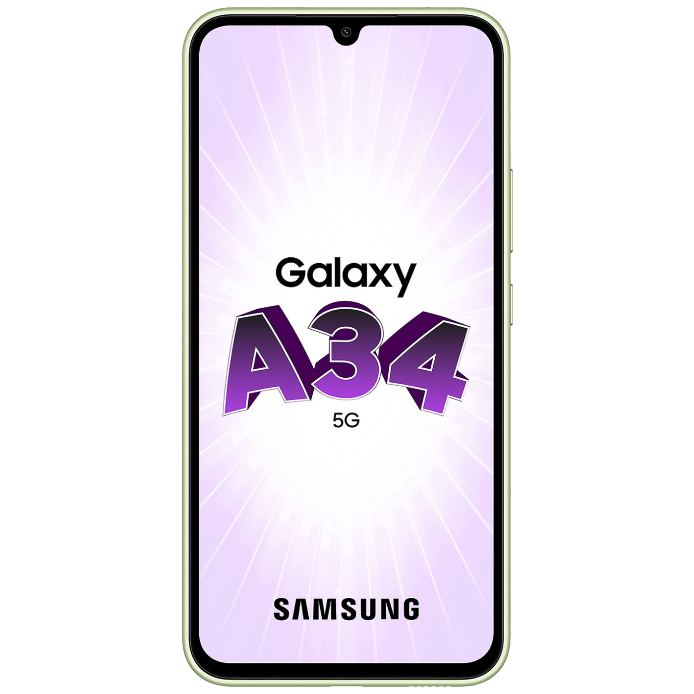 Samsung Smartphone 6.6", 5G, Octa Core 2.6GHz, RAM 8GB, 48Mpixel - Galaxy A34 5G 8GB/128GB Lime