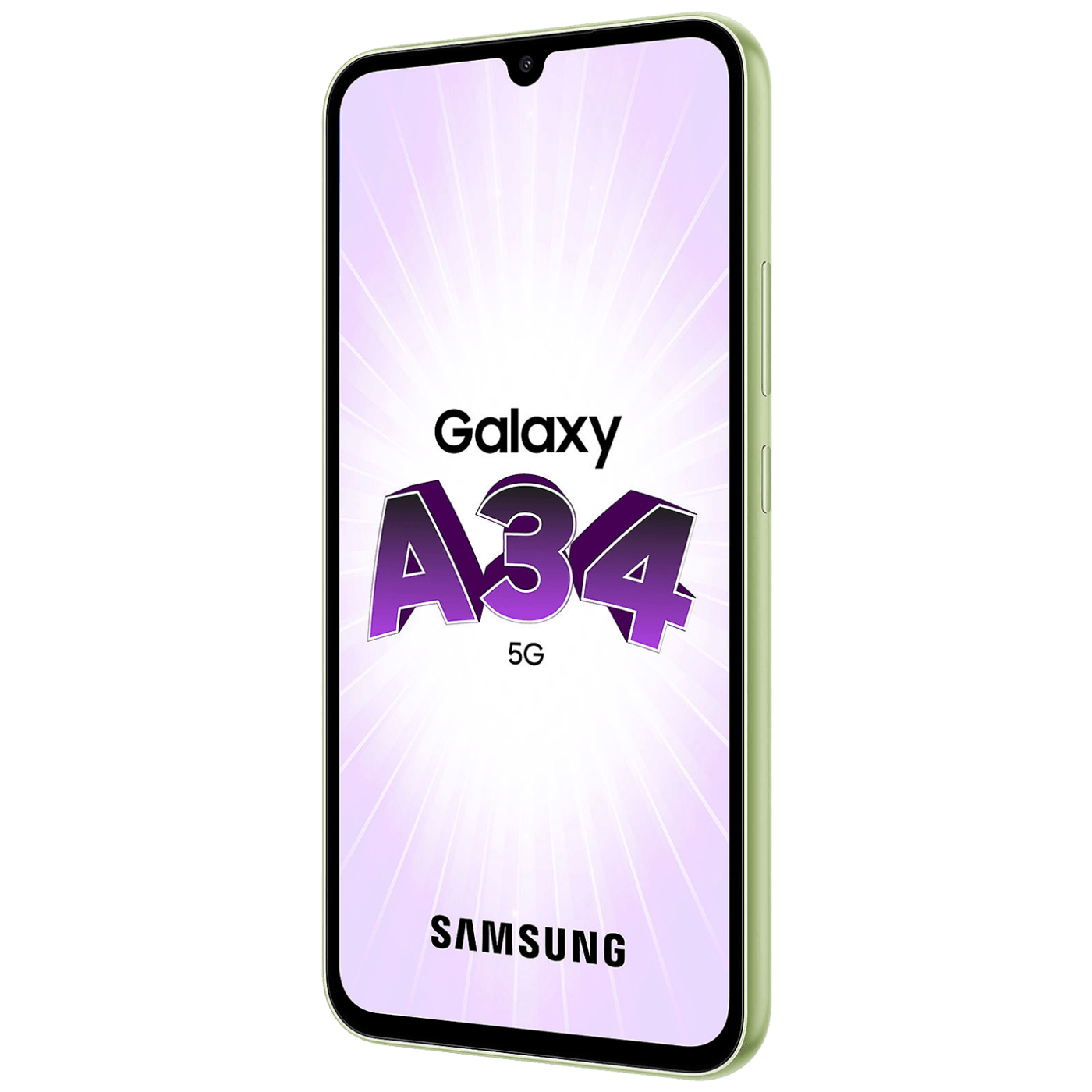 Samsung Smartphone 6.6", 5G, Octa Core 2.6GHz, RAM 8GB, 48Mpixel - Galaxy A34 5G 8GB/128GB Lime