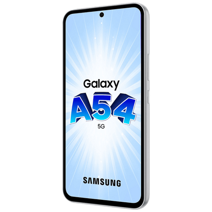 Samsung Smartphone 6.4", 5G, Octa Core 2.4GHz, RAM 8GB, 50Mpixel - Galaxy A54 5G 8GB/128GB White