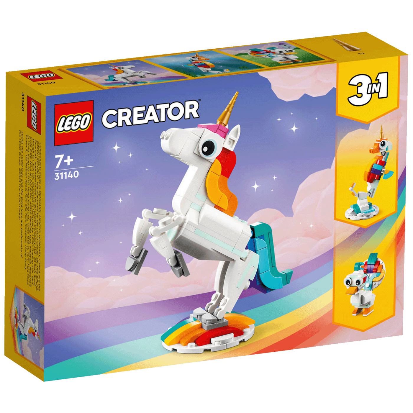 Lego Magični jednorog, LEGO Creator 3in1