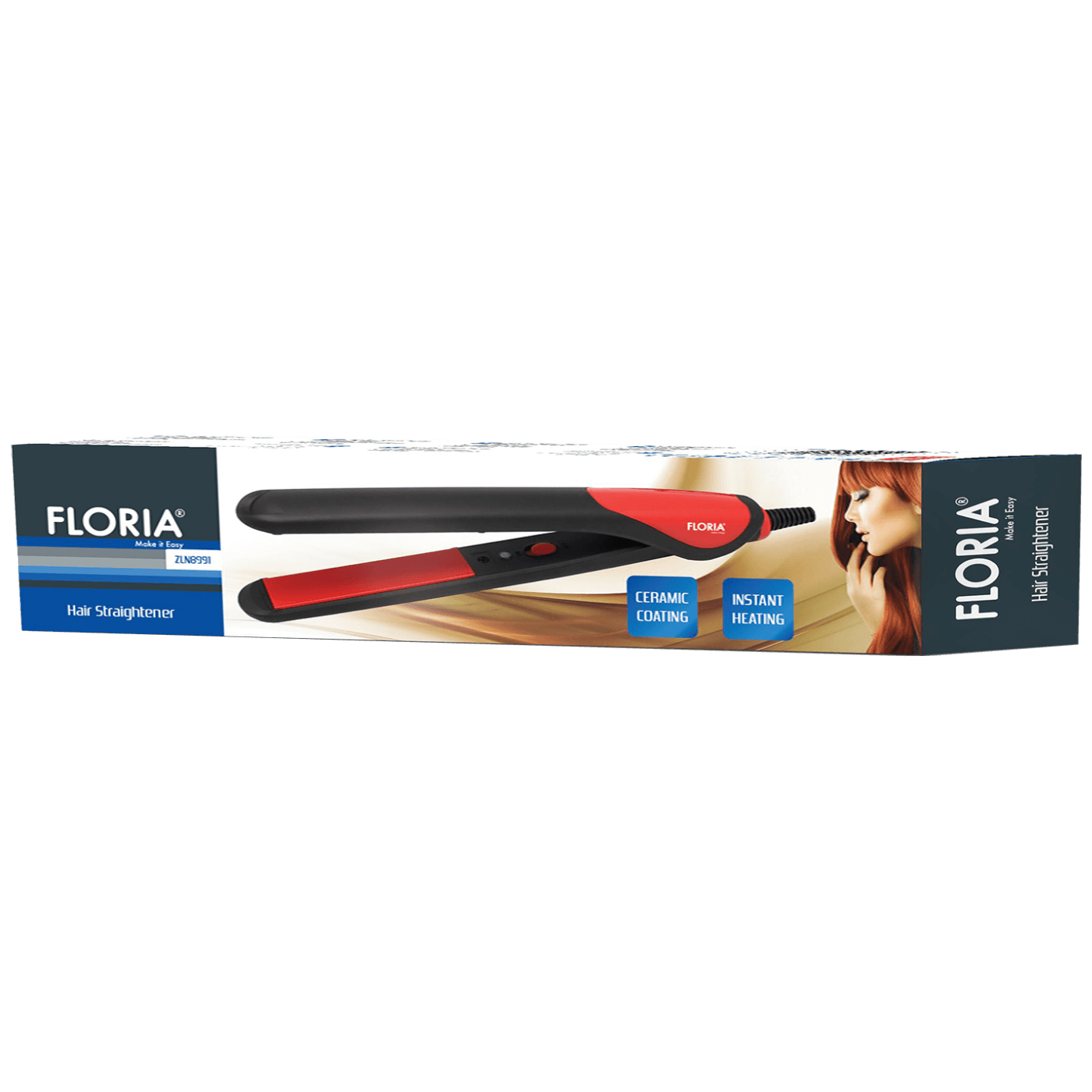 Floria Pegla za kosu, 20 - 25 W, crno/crvena - ZLN8991