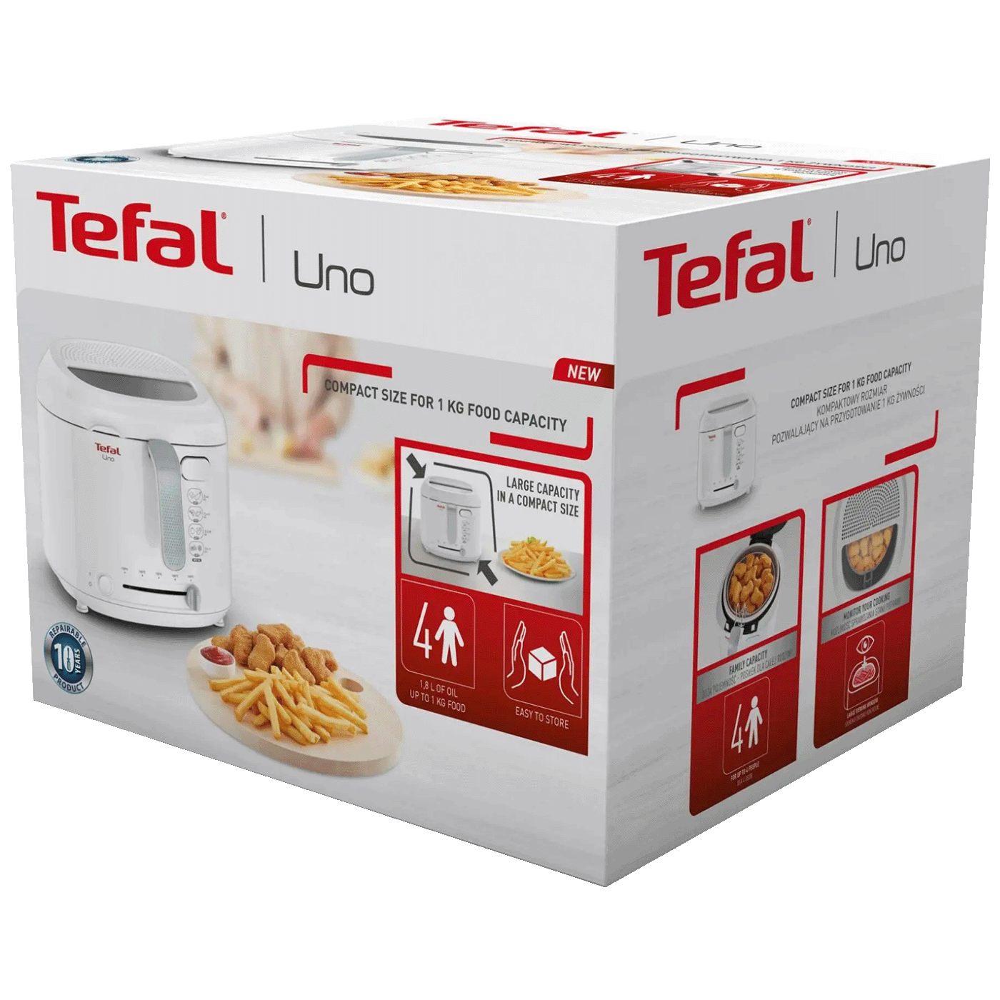 Tefal Friteza 1600W, kapacitet ulja / hrane  1.8l / 1kg - FF203130