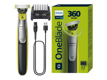 Philips brijač OneBlade 360 Face QP2734/23, do 60 min, IPX7