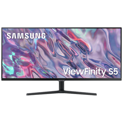 Samsung Monitor 34", UWQHD, Viewinfinity S5, HDMI, DisplayPort - LS34C500GAUXEN