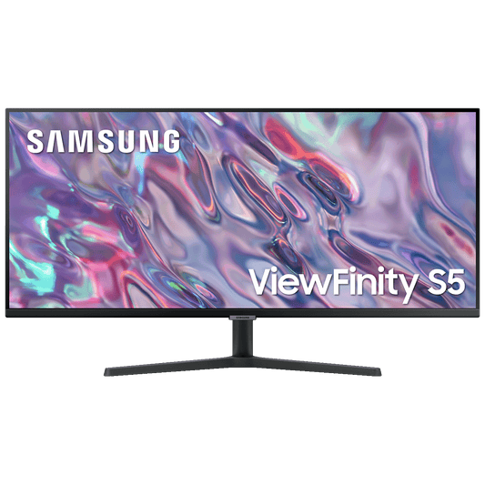 Samsung Monitor 34", UWQHD, Viewinfinity S5, HDMI, DisplayPort - LS34C500GAUXEN