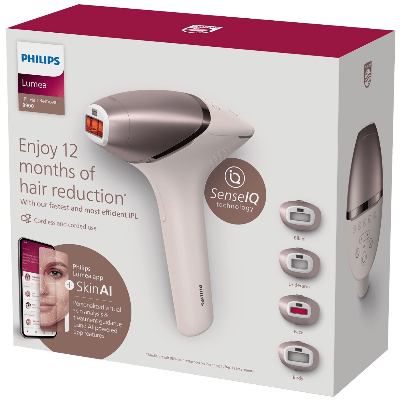 Philips Aparat za uklanjanje dlačica, Lumea IPL 9900 Series - BRI977/00