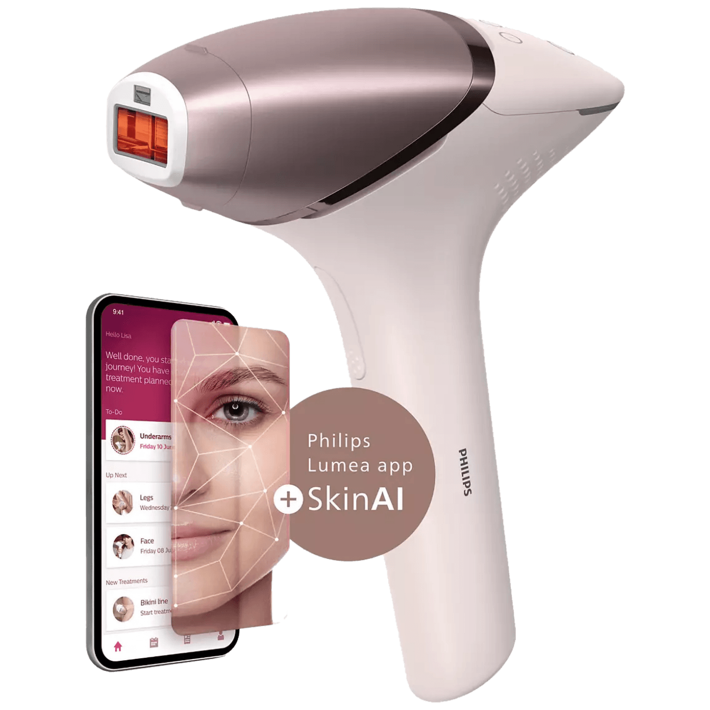 Philips Aparat za uklanjanje dlačica, Lumea IPL 9900 Series - BRI977/00