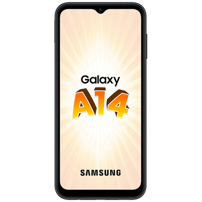 Samsung Smartphone 6.6", Octa Core 2.0GHz, RAM 4GB, 50 Mpixel - Galaxy A14 4GB/64GB Black